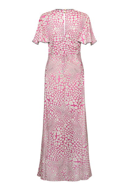 MIDI TAMMIM DRESS | PINK FLOWER COTTON