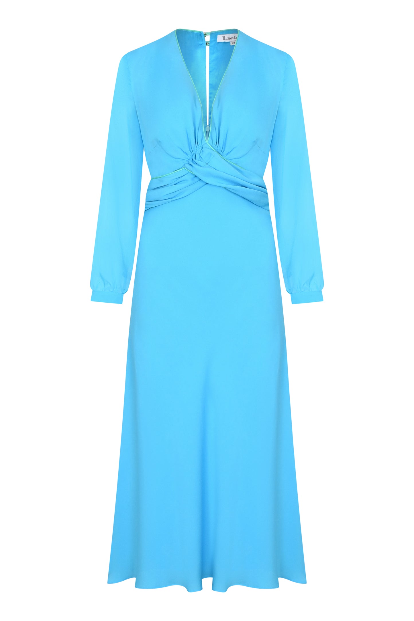 MILLIE DRESS | SUNNY BLUE SILK GEORGETTE
