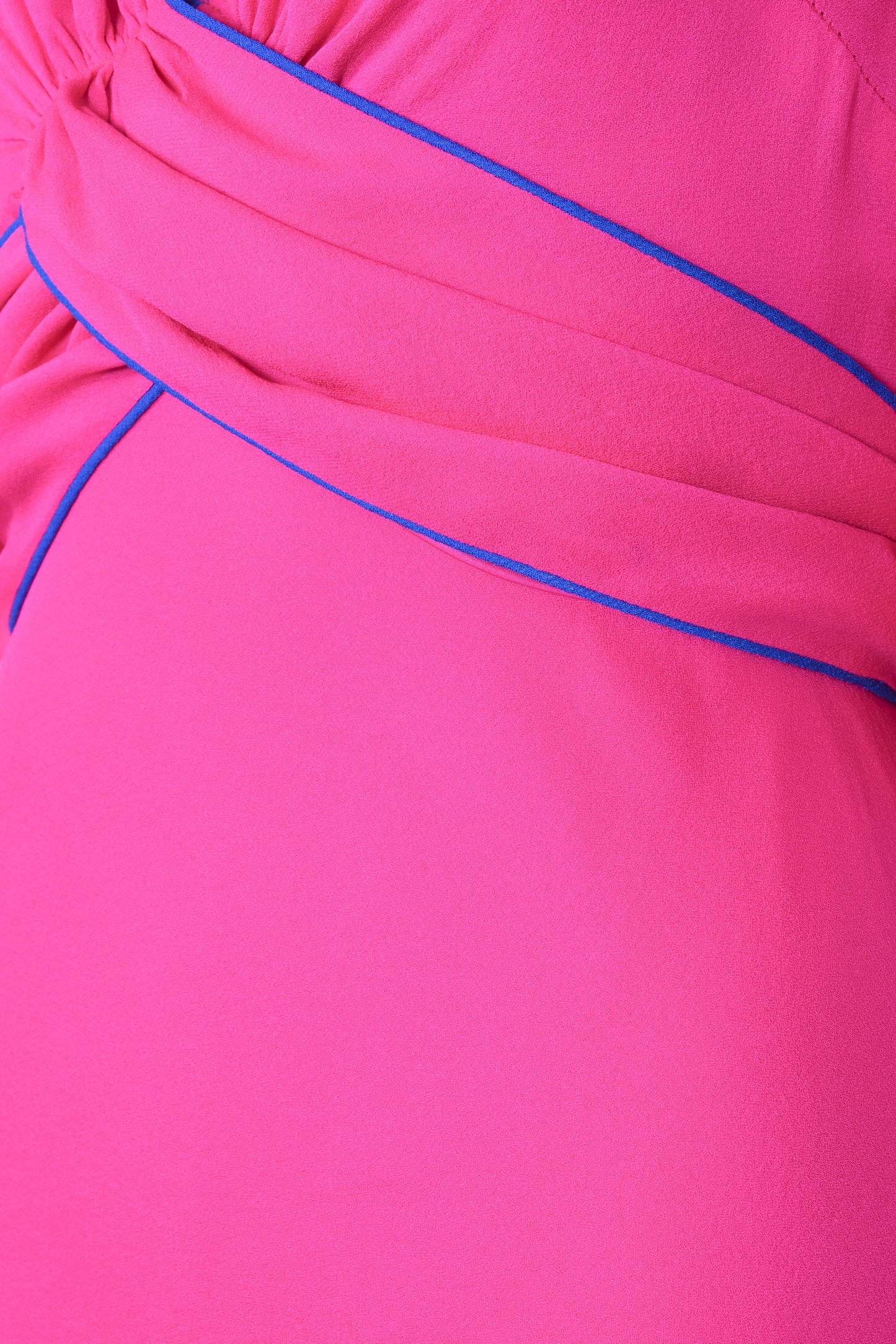 MILLIE DRESS | HOT PINK SILK GEORGETTE
