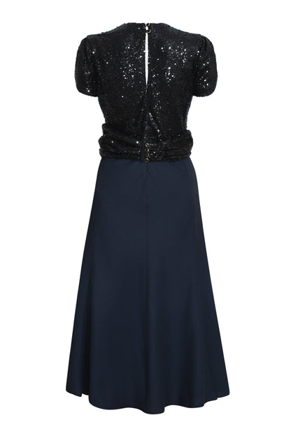 MILLIE DRESS | SEQUINS & WOOL CREPE
