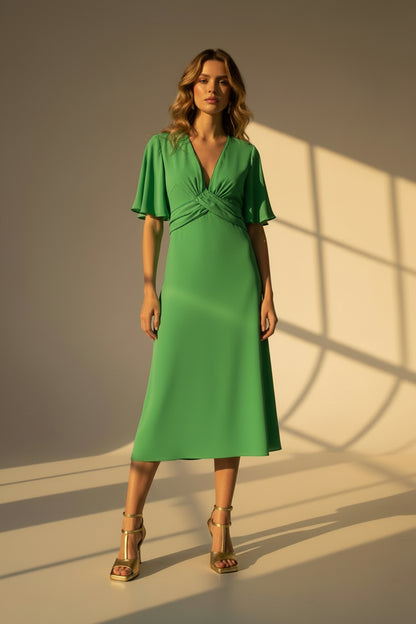 MILLIE DRESS | GRASS GREEN