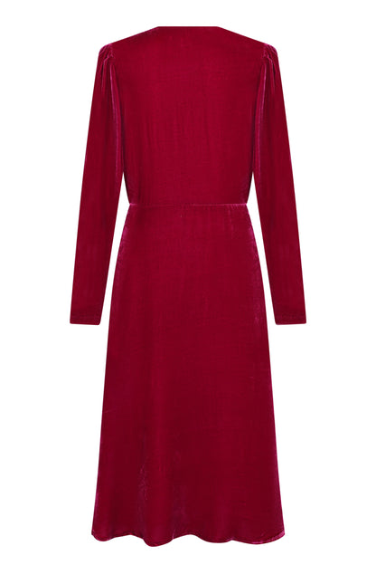 NEW DULWICH COAT | PINK VELVET