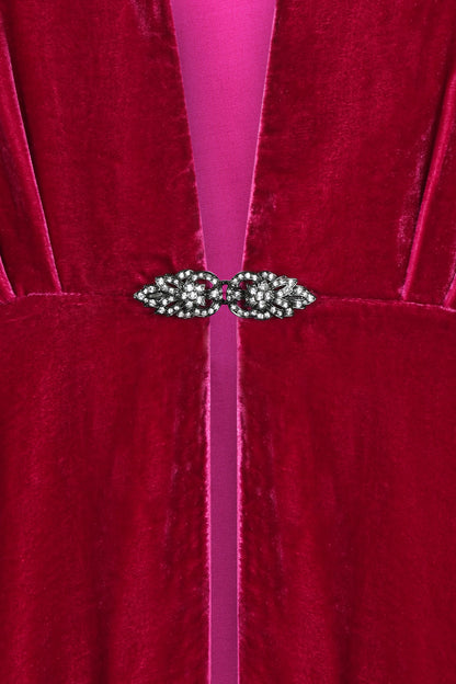 NEW DULWICH COAT | PINK VELVET