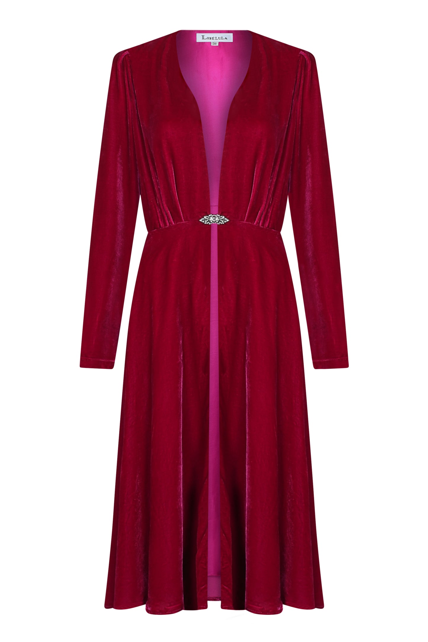 NEW DULWICH COAT | PINK VELVET