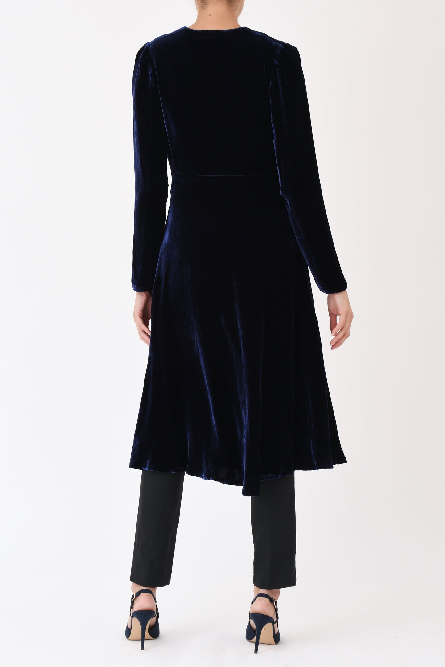 NEW DULWICH COAT | NAVY VELVET