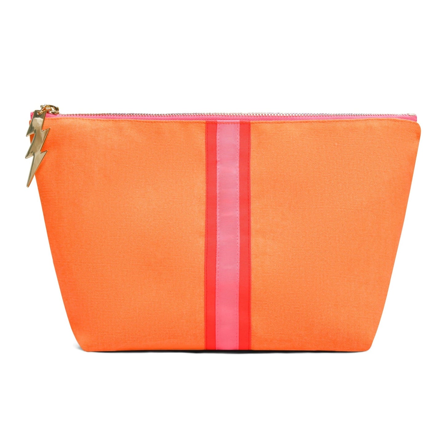 LARGE LUCKY STRIPE BAG - ORANGE - Cockatoo