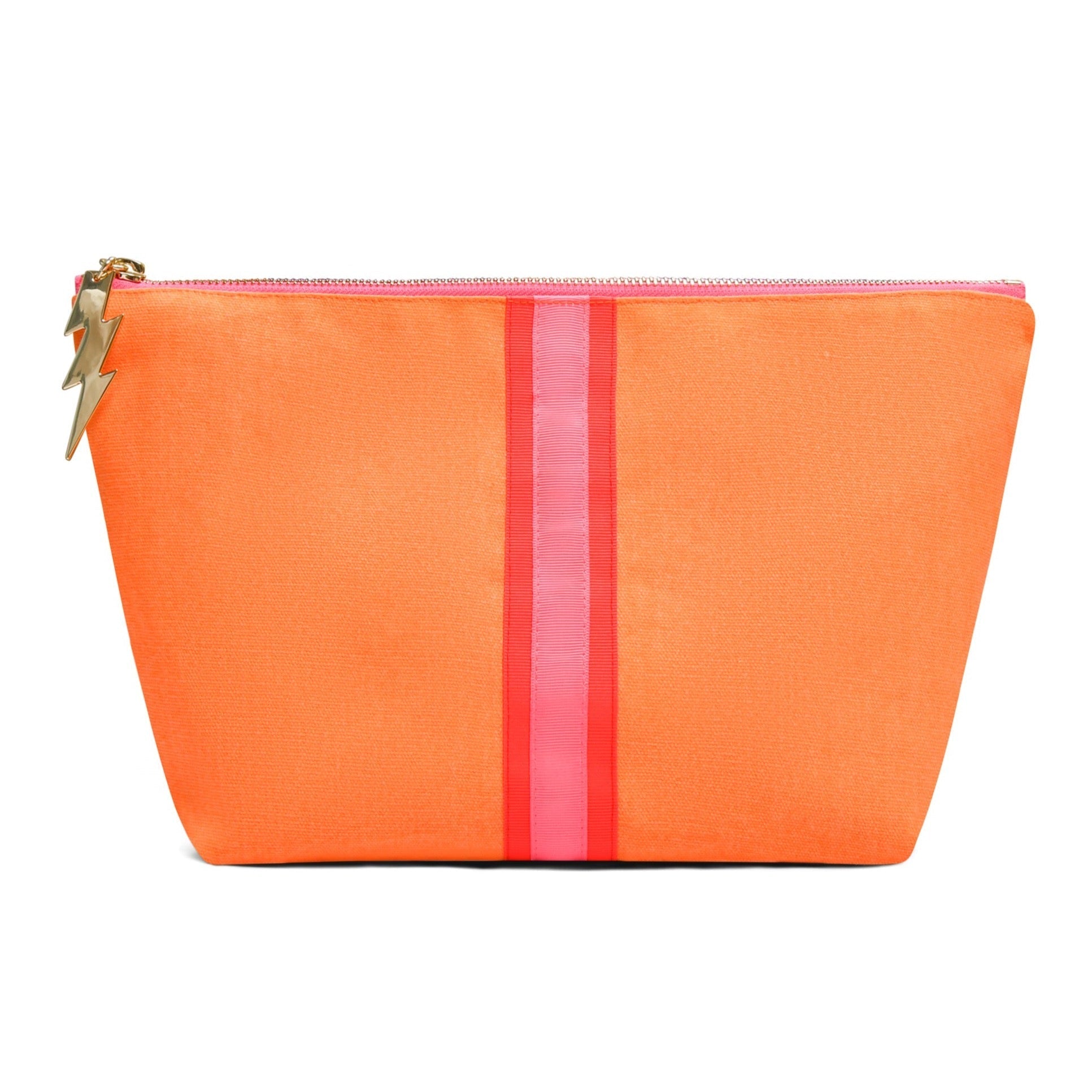 LARGE LUCKY STRIPE BAG - ORANGE - Cockatoo