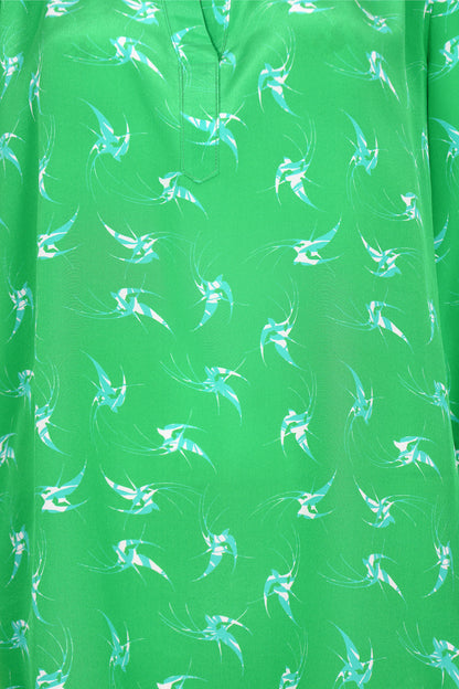 SILKY TOP | LOVEBIRDS PRINT