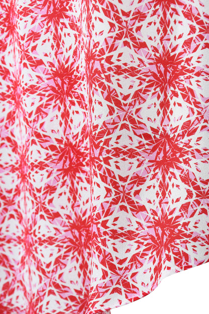 SILKY TOP | RED STARTRACK PRINT