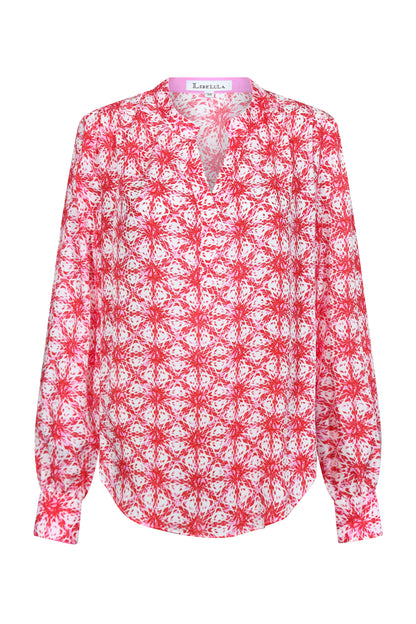 SILKY TOP | RED STARTRACK PRINT