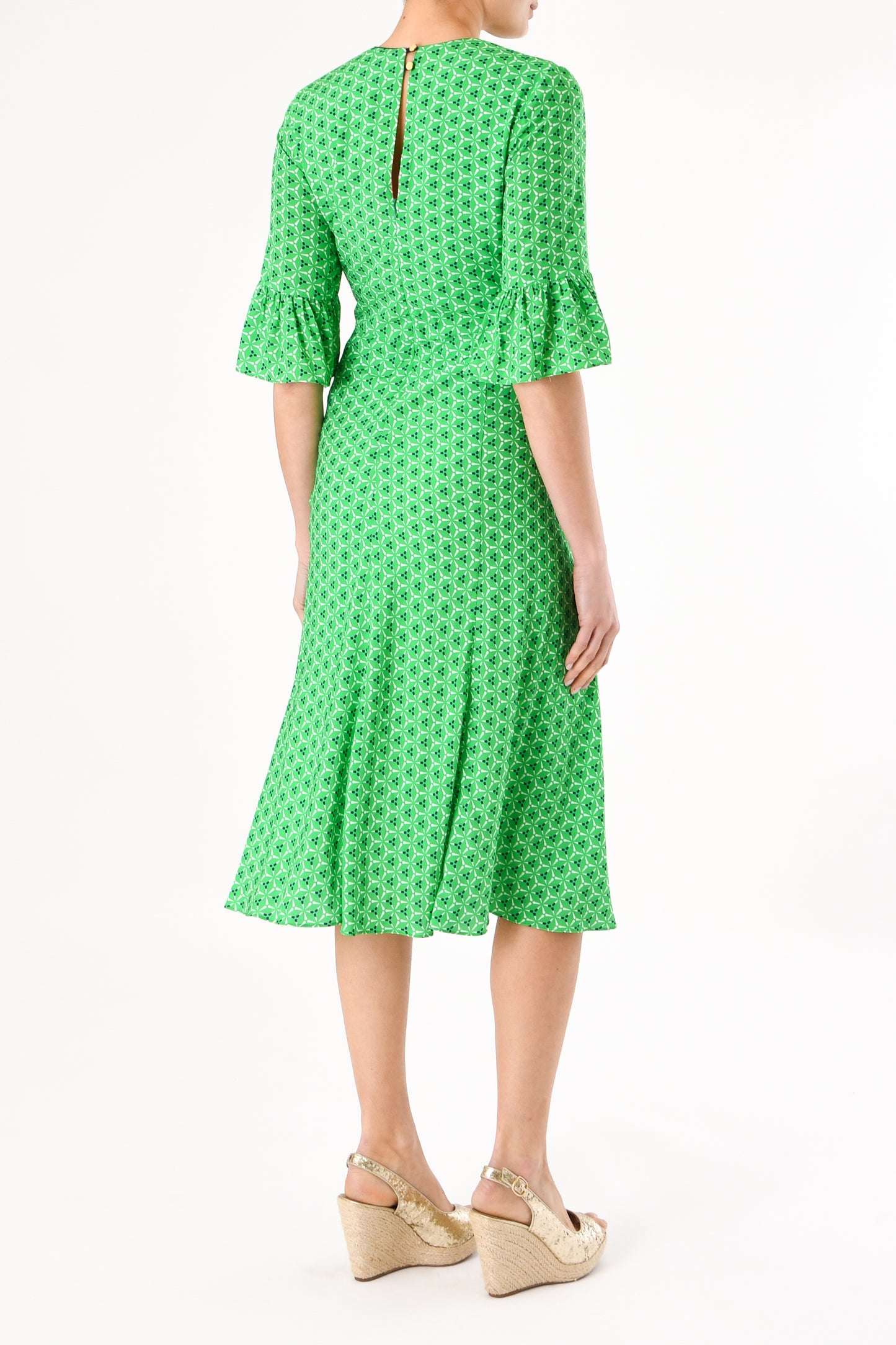 TAMARA DRESS | SPINNING PRINT RAYON