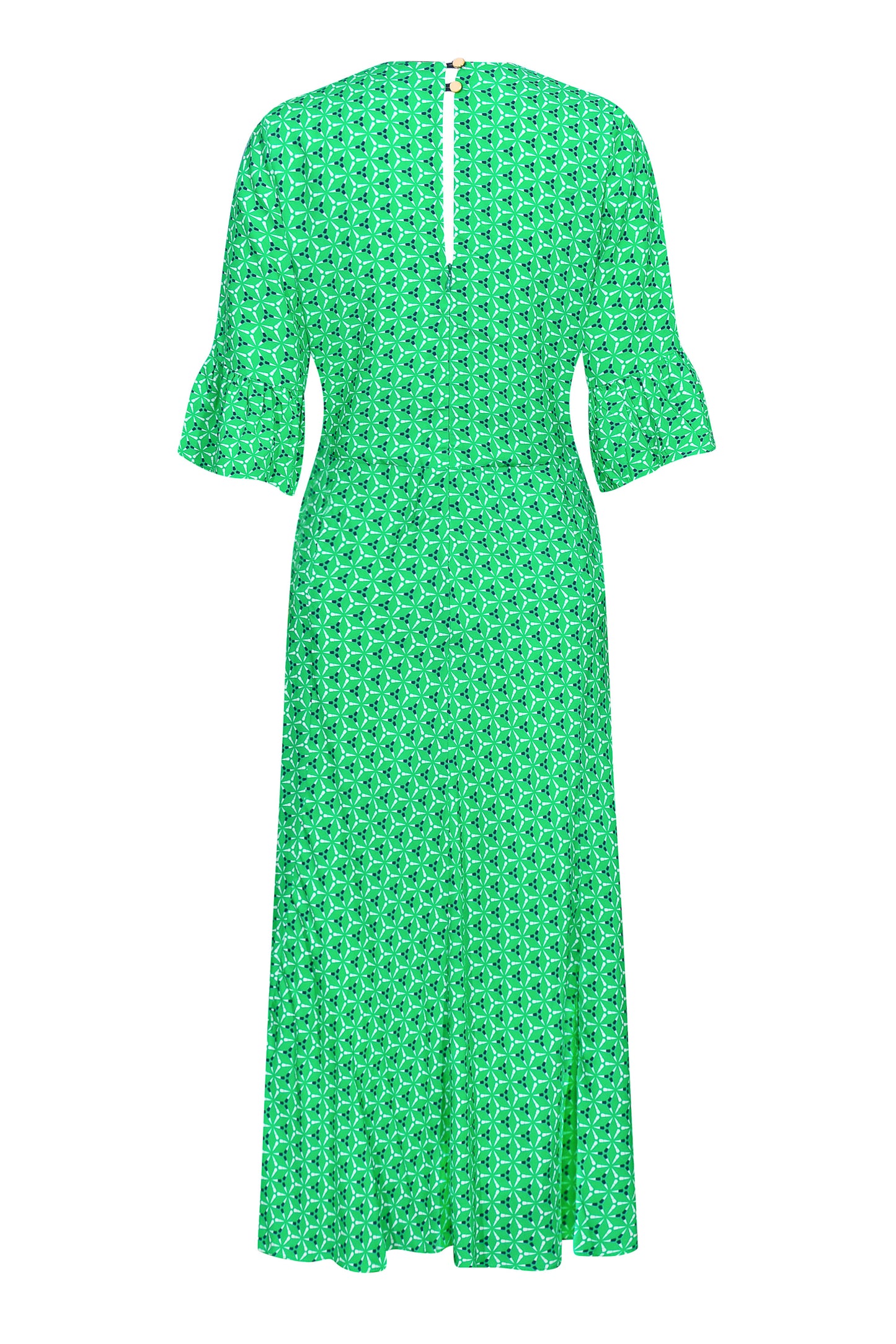 TAMARA DRESS | SPINNING PRINT RAYON
