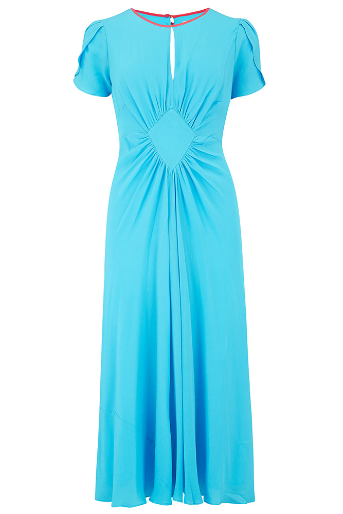 TILJES DRESS | SUNNY BLUE SILK