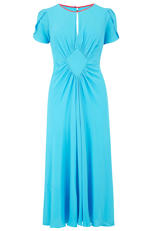 TILJES DRESS | SUNNY BLUE SILK