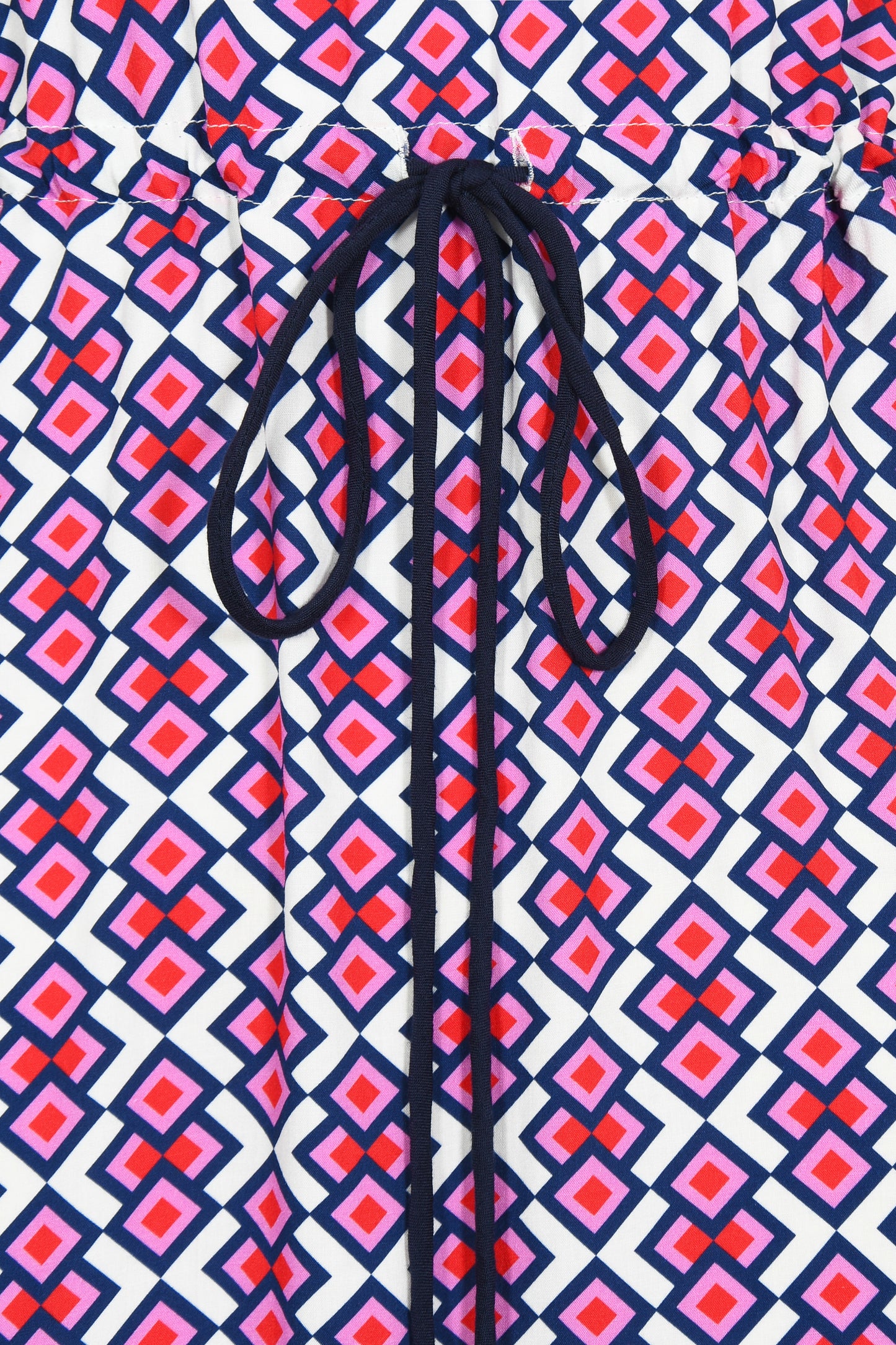 LONGER VIOLET DRESS | CRAZY PAV PRINT