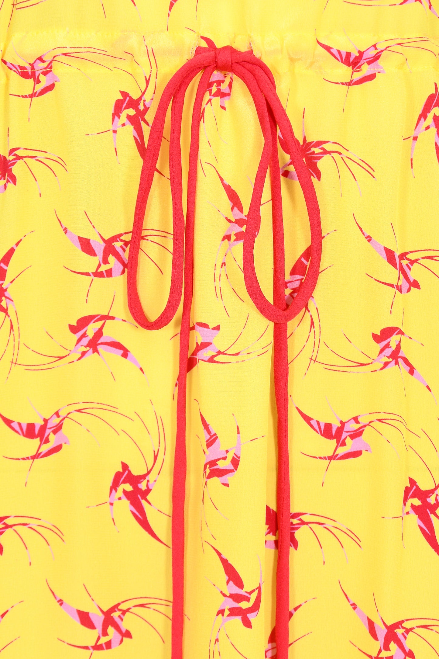 LONGER VIOLET DRESS | LOVEBIRDS PRINT