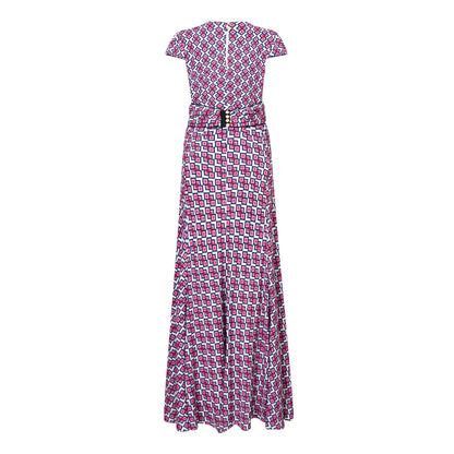 LONG MILLIE DRESS | CRAZY PAV PRINT