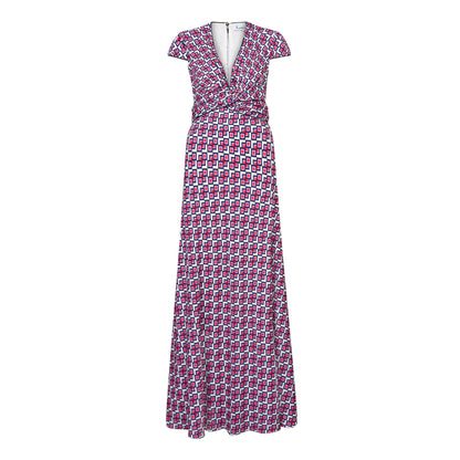 LONG MILLIE DRESS | CRAZY PAV PRINT