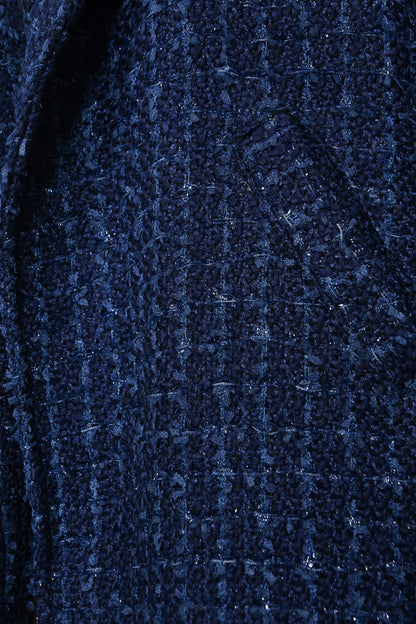 WOOLHAMPTON COAT | MID BLUE BOUCLE