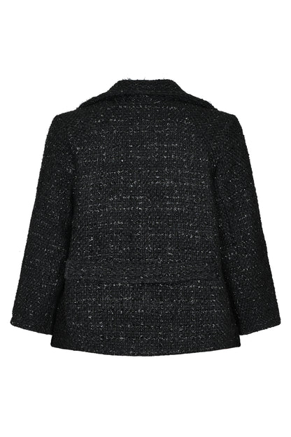 WOOLHAMPTON JACKET | BLACK SPARKLE BOUCLE