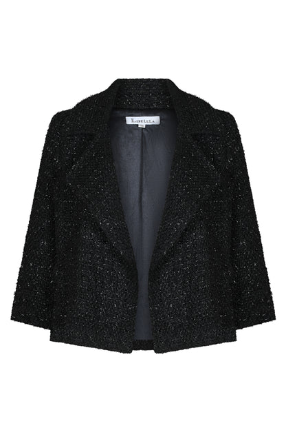 WOOLHAMPTON JACKET | BLACK SPARKLE BOUCLE