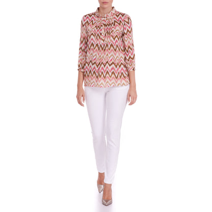 CHLOE TOP | ZIG ZAG PRINT