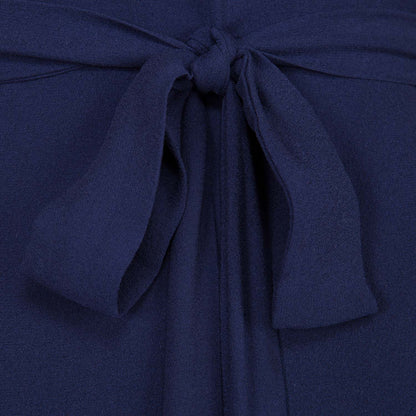 ALBERTA DRESS | NAVY SILK