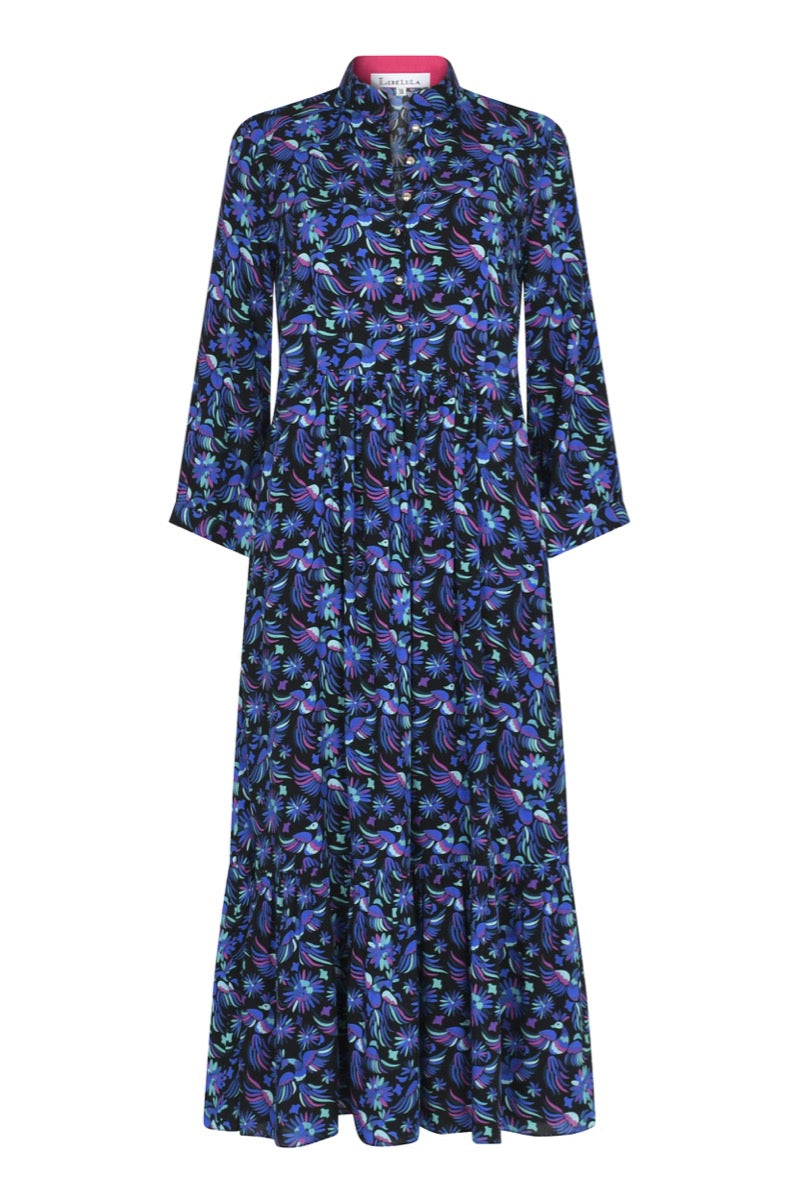 ANASTASIA DRESS | MEXI PRINTED RAYON