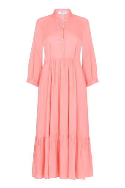 ANASTASIA DRESS | PALE PINK RAYON