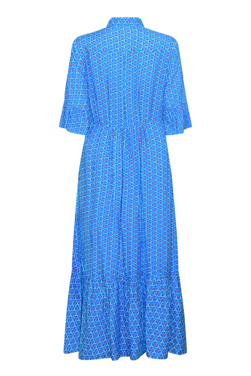 LONGER ANASTASIA DRESS | SPINNING PRINT