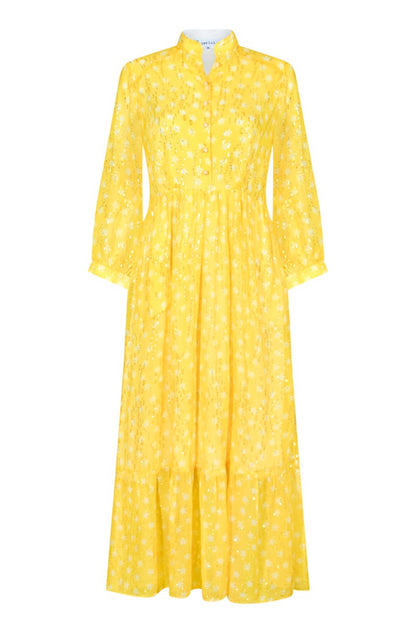 LONGER ANASTASIA DRESS | MOROCCAN STAR PRINT