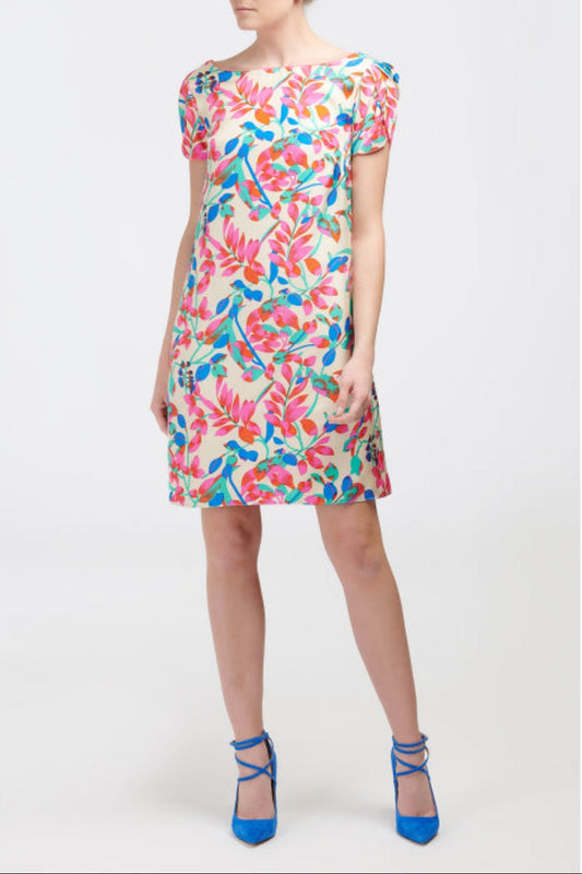 ANOUSHKA SHIFT DRESS | TROPICAL PRINT