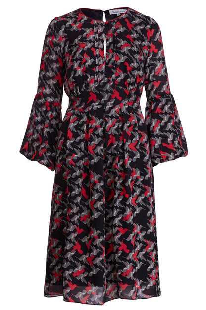 SLIWA DRESS | HUMMINGBIRD PRINT