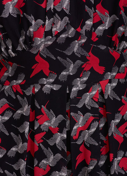 SLIWA DRESS | HUMMINGBIRD PRINT