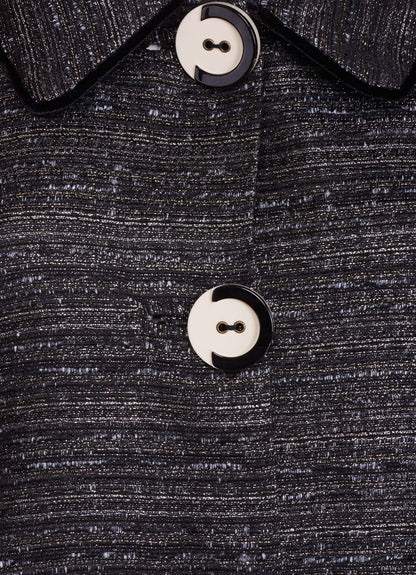 PARIS COAT | METALLIC STRIPE