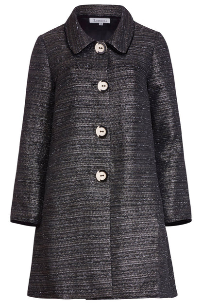 PARIS COAT | METALLIC STRIPE