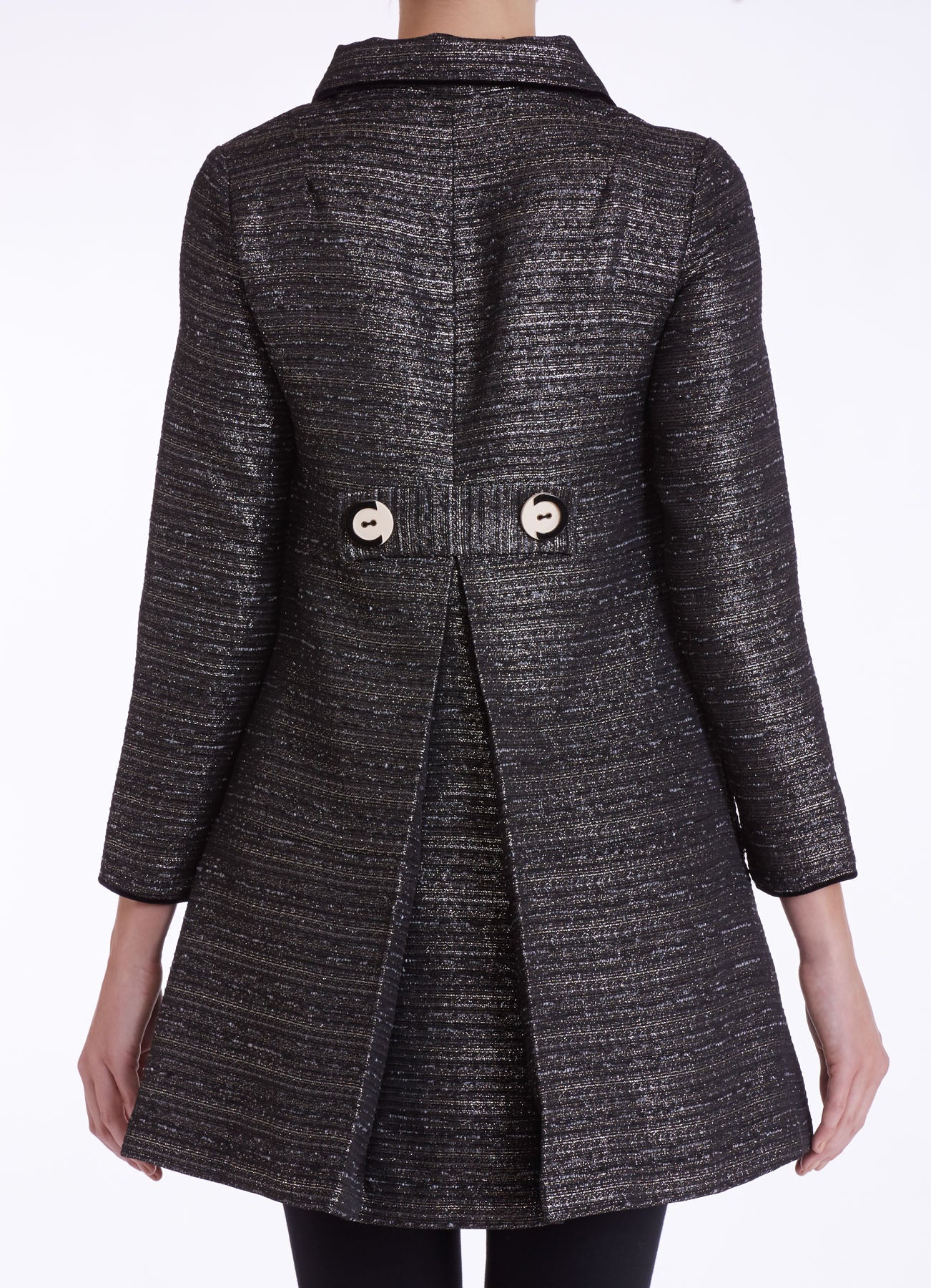PARIS COAT | METALLIC STRIPE