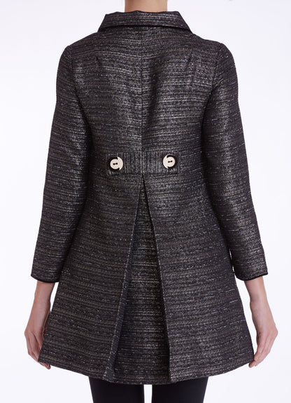 PARIS COAT | METALLIC STRIPE
