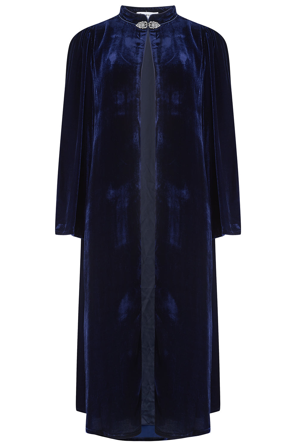 LAURA COAT | NAVY VELVET