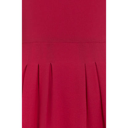 BEATRIX DRESS | RED SILK GEORGETTE