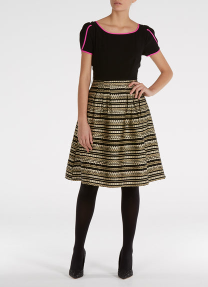 BEATRIX DRESS | GOLD BOUCLE