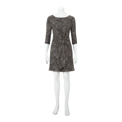 BIRDIE DRESS | GREY BEADED LACE