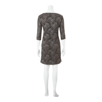 BIRDIE DRESS | GREY BEADED LACE