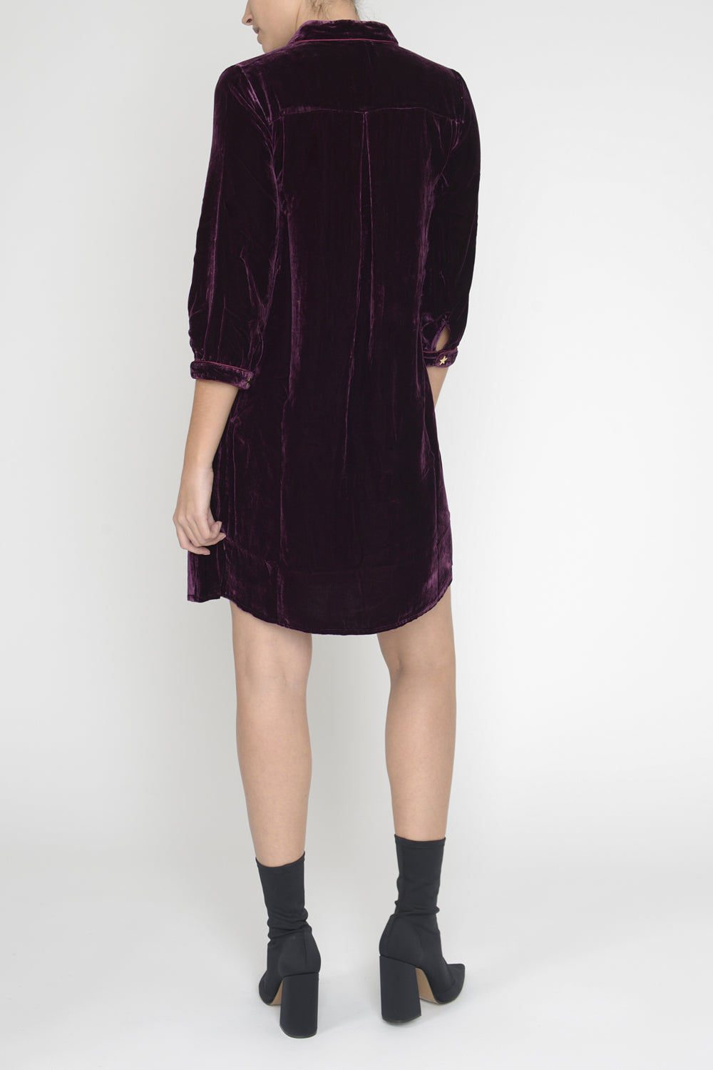 CHLOE DRESS | SHERIFF RED VELVET