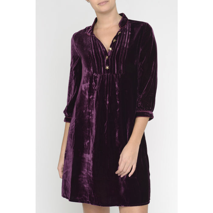 CHLOE DRESS | SHERIFF RED VELVET