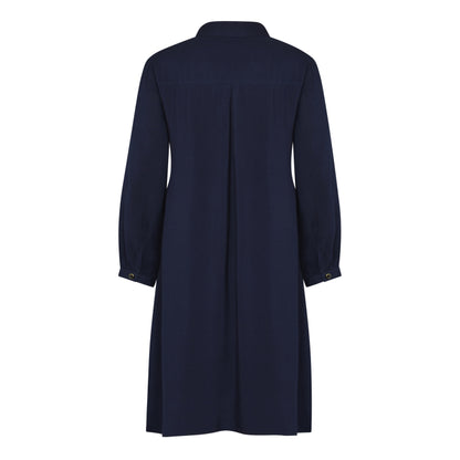 CHLOE DRESS | NAVY RAYON