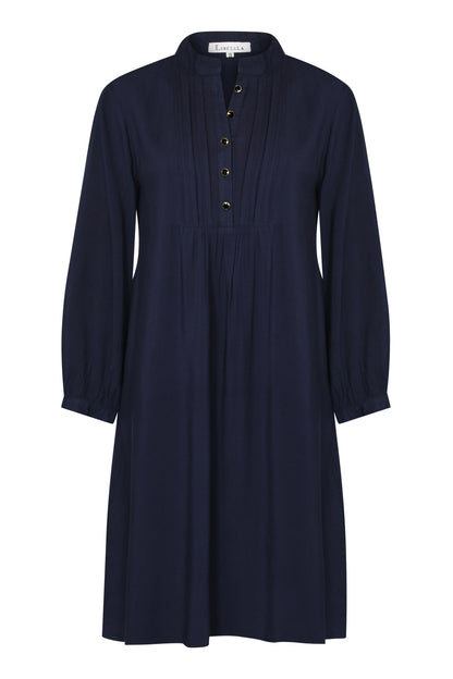 CHLOE DRESS | NAVY RAYON