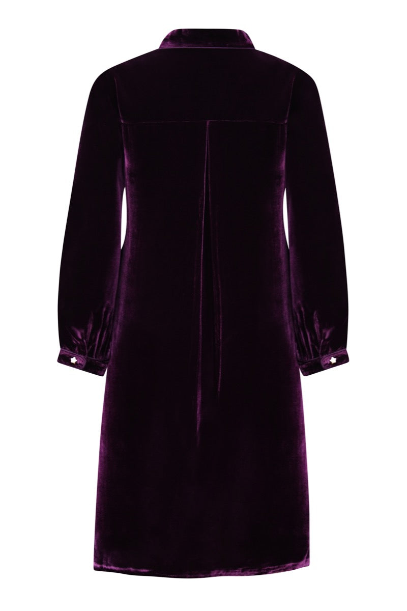 CHLOE DRESS | SHERIFF RED VELVET