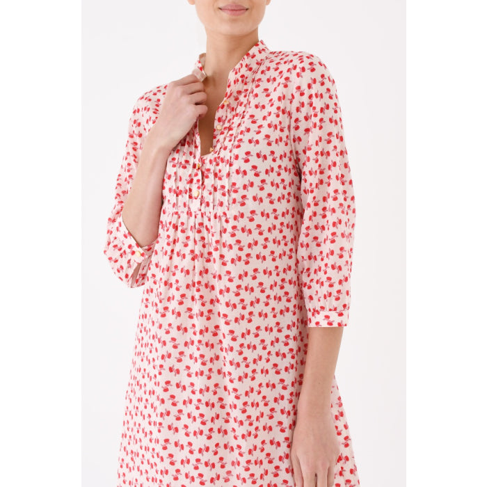 CHLOE DRESS | CREAM MINI HIAWATHA PRINT