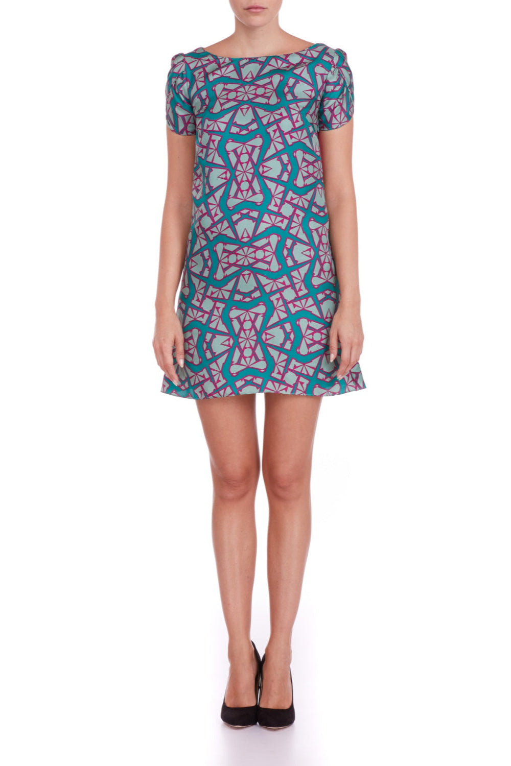 ANOUSHKA SHIFT DRESS | KALAIDOSCOPE PRINT